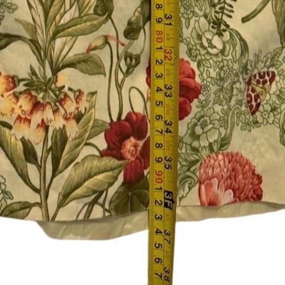 Talbots Floral Botanical V-Neck Sleeveless Shift Dress Size 10 Garden party - Picture 7 of 8